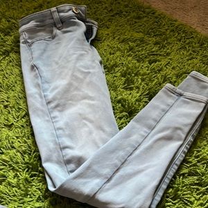 American Eagle Super Stretch X size 0 light blue
